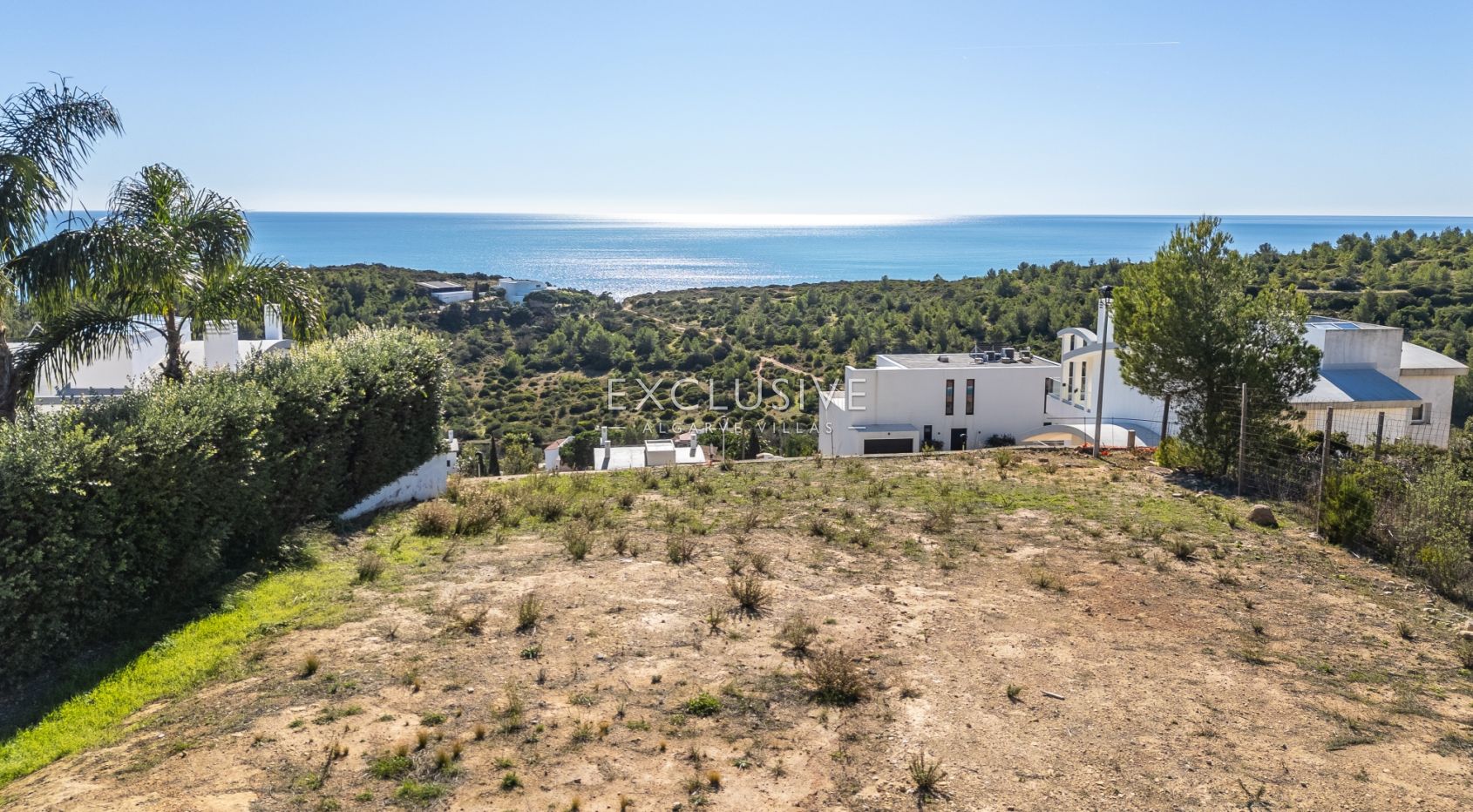 Panoramic Sea View Plot with Approved Contemporary Project Western Algarve, Lagos, Portugal