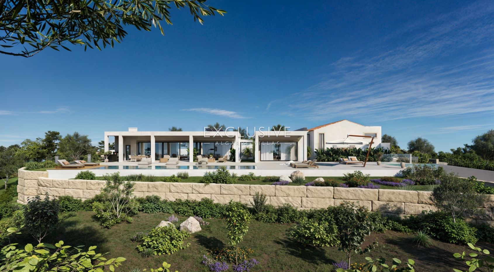 New build 3 bedrooms villa with pool and coastal views near Loule, Algarve, Loulé, Portugal