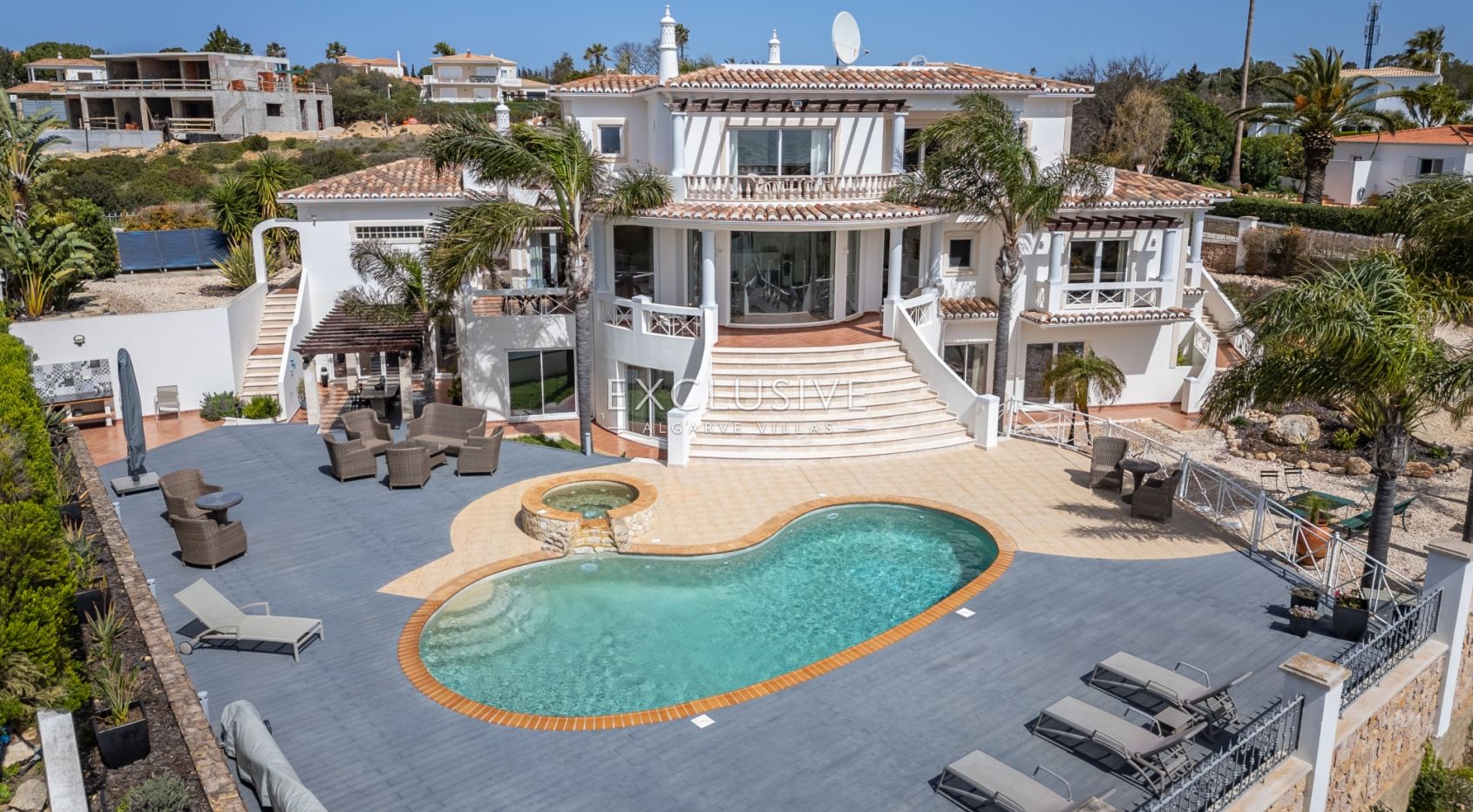 4+3 bedroom first line ocean front villa with cliff and sea views Carvoeiro, Algarve, photo 5