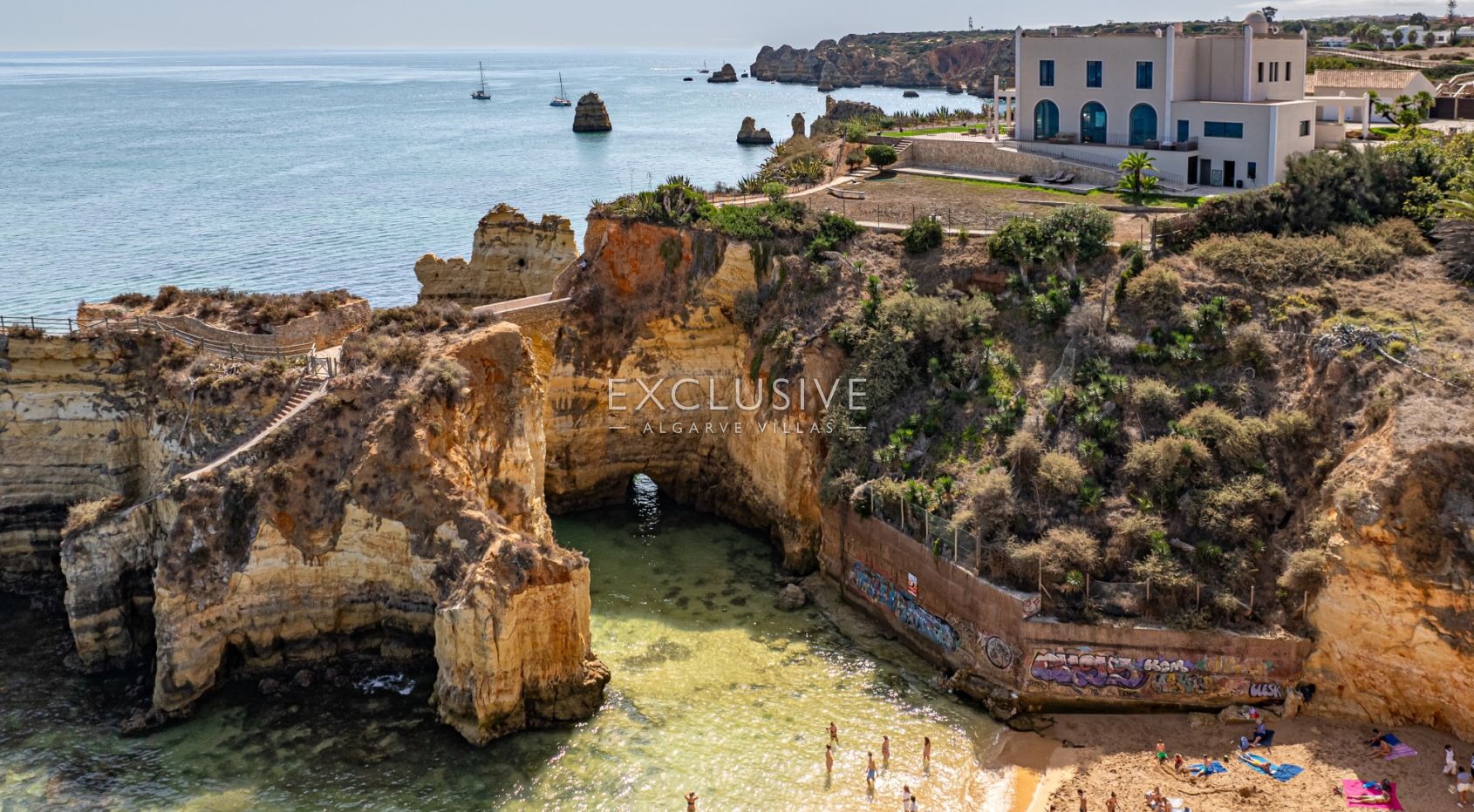 Ocean front 8 bed villa with private island in Lagos, Algarve, Portugal, photo 8
