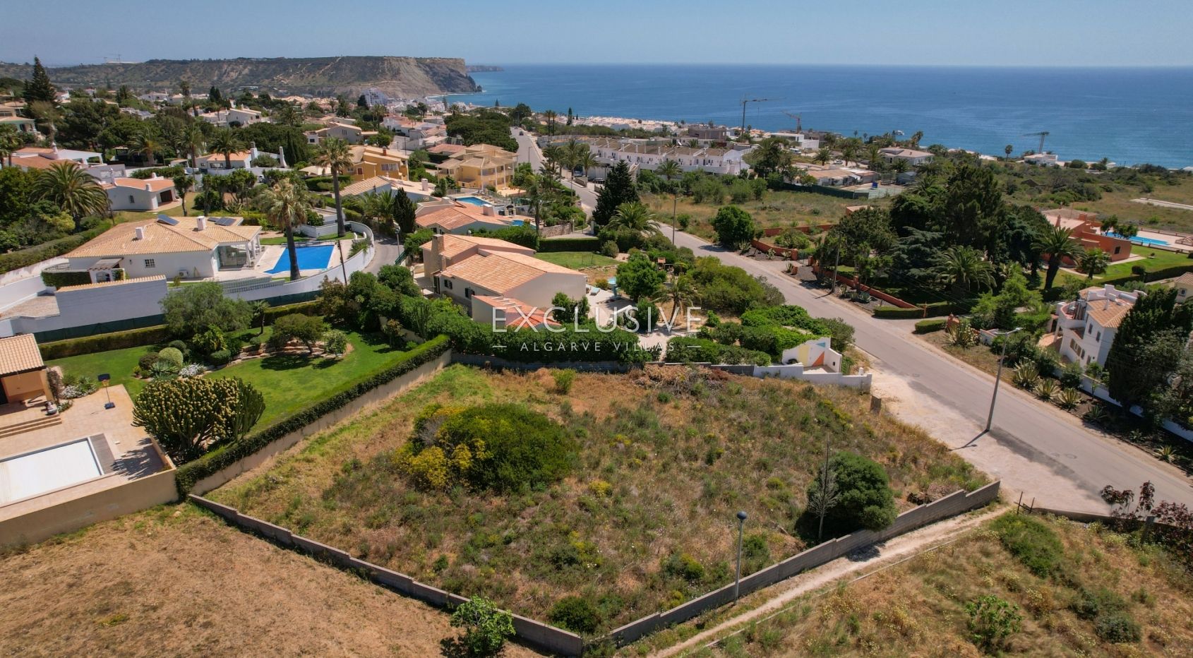 Fantastic Plot of Land in Luz for large villa with sea views Algarve, Lagos, Portugal