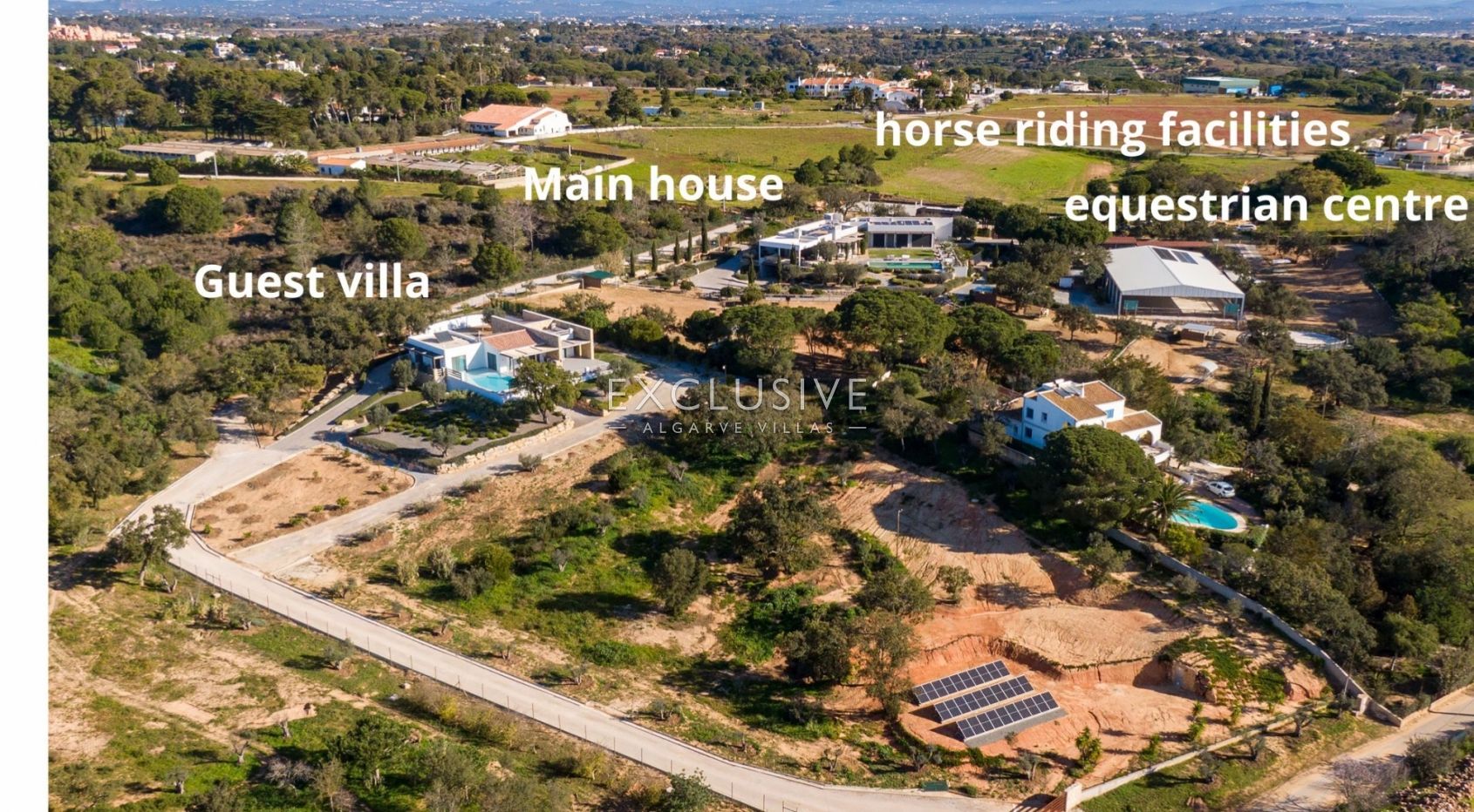 Package deal of 2 contemporary villas with equestrian centre in Central Algarve-Portugal, Lagoa, Portugal
