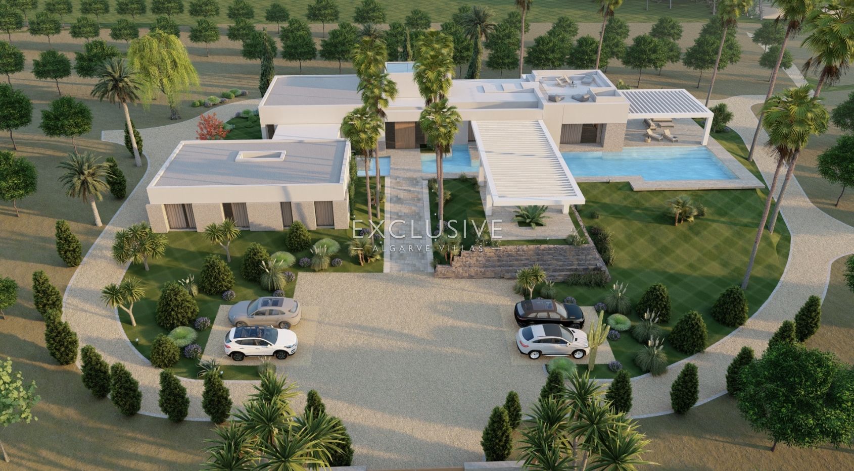 4 ha of Land near Vale do Lobo with project for a large home with swimming pool, Algarve, Loulé, Portugal
