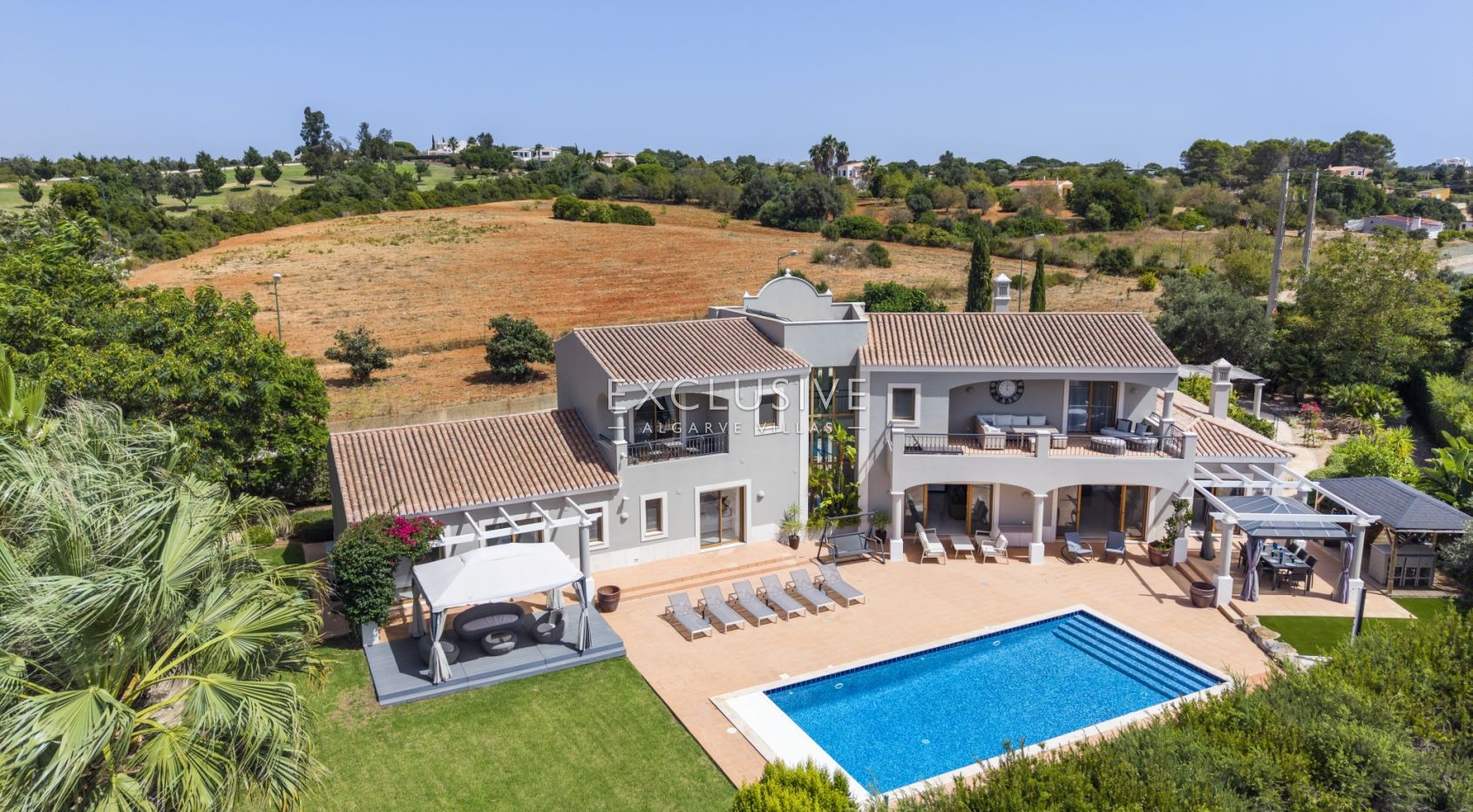 Golf front villa 5 bedrooms Golf Resort in Carvoeiro on double plot with private pool, photo 3