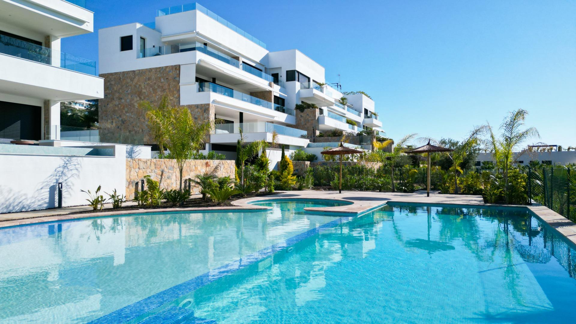 2-bedroom penthouse with private pool for sale in the exclusive Las Colinas Golf Course New build, Orihuela, Spain