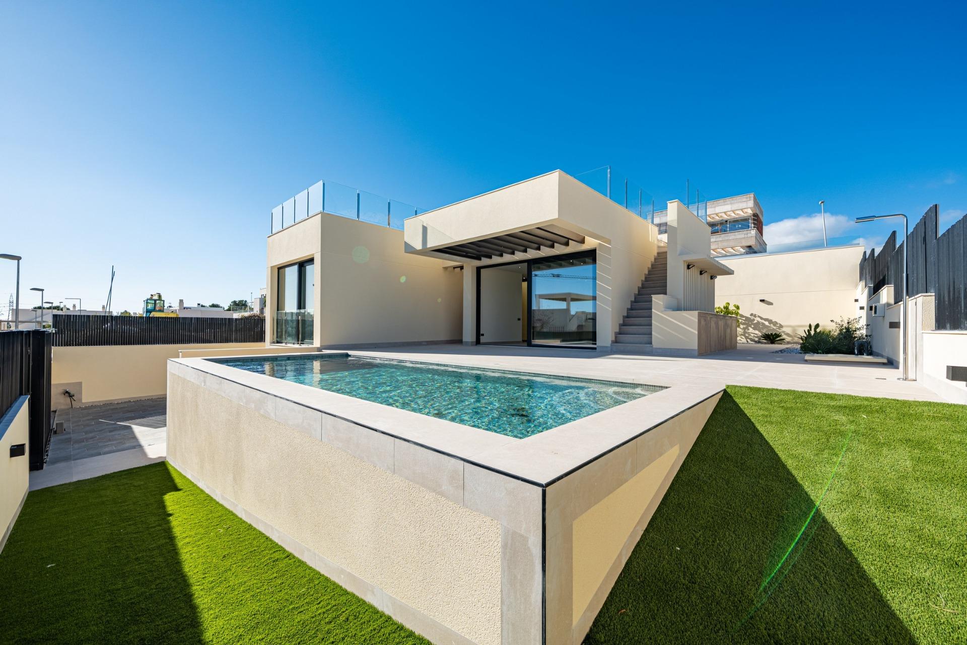 New key-ready villa with 4 bedrooms and sea views for sale in La Alberca, Polop, Polop, Spain