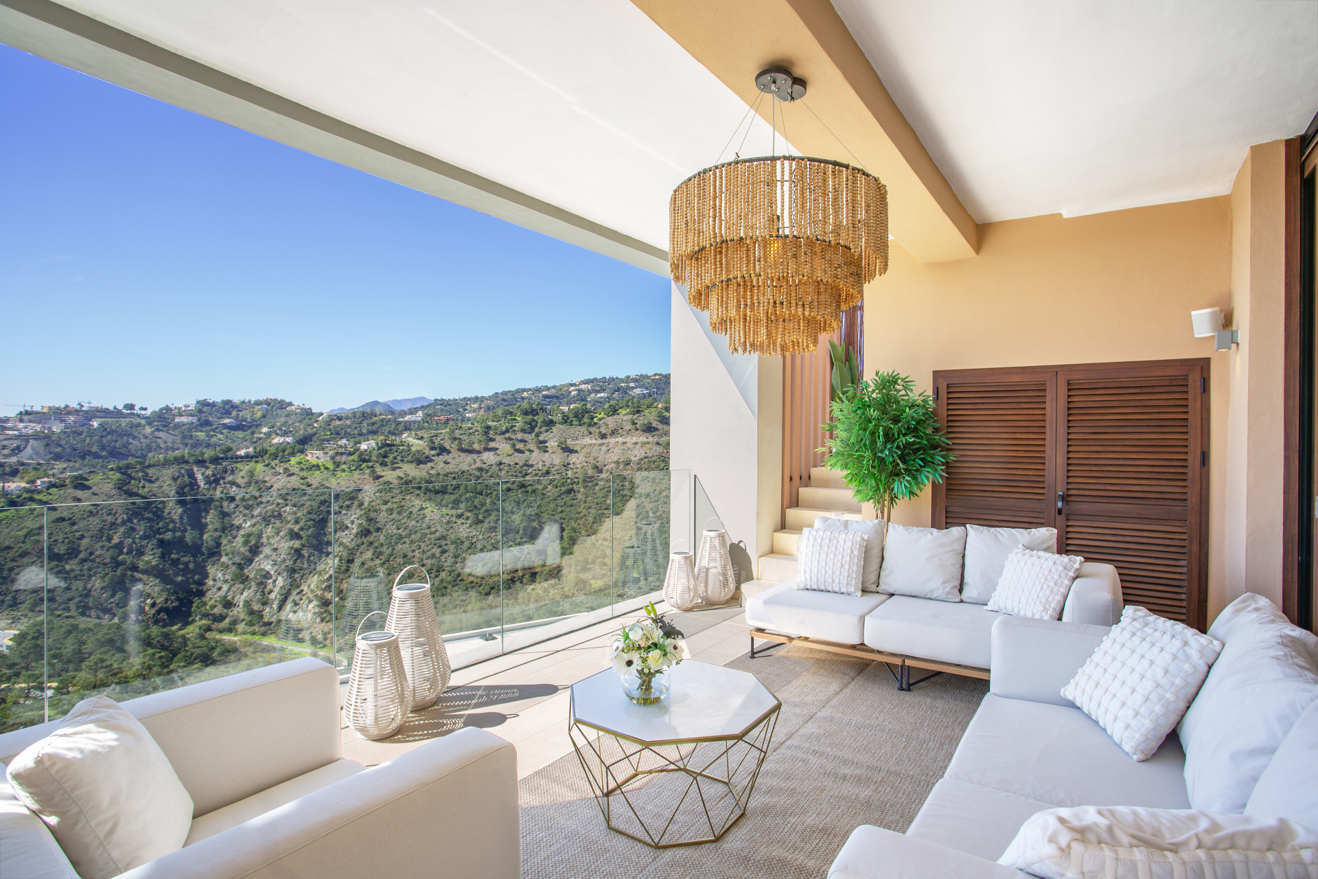 Exceptional Luxury Penthouse with Panoramic Sea, Gibraltar & Mountain Views in Real de la Quinta, Benahavis, Spain
