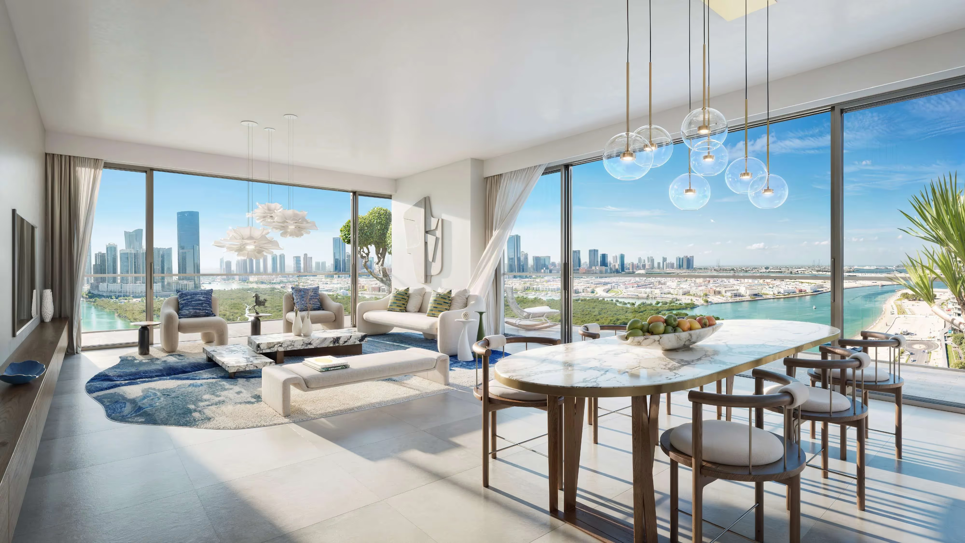 Hot Deal | Corner Unit | High Floor 3BR + Maid | Mangrove Sea Views | Rivage by Deeyar, Al Reem Island, photo 2